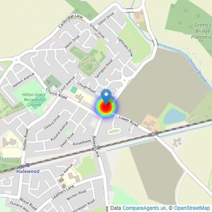 Bellway Homes (North West) listings heatmap