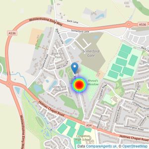 Bellway Homes (North West) listings heatmap