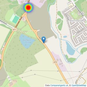 Bellway Homes (Scotland West) listings heatmap