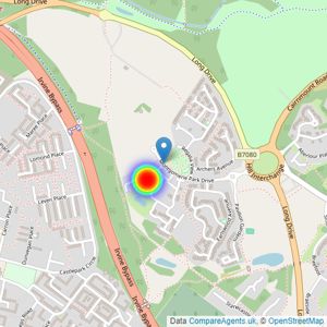 Bellway Homes (Scotland West) listings heatmap