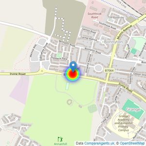 Bellway Homes (Scotland West) listings heatmap