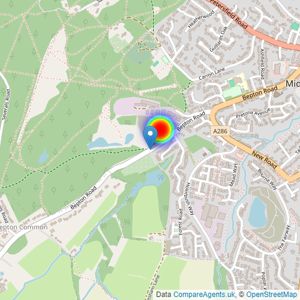 Bellway Homes (South London) listings heatmap