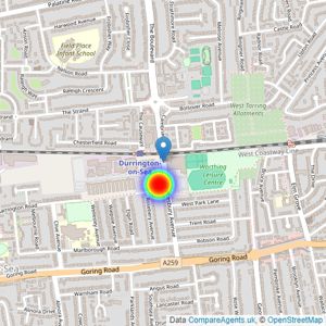 Bellway Homes (South London) listings heatmap