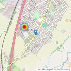 Bellway Homes (South West) listings heatmap