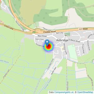 Bellway Homes (South West) listings heatmap