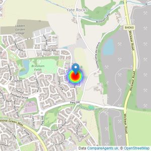 Bellway Homes (South West) listings heatmap