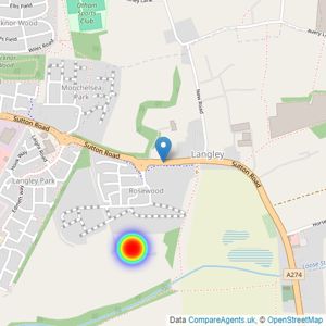 Bellway Homes (Thames Gateway) listings heatmap