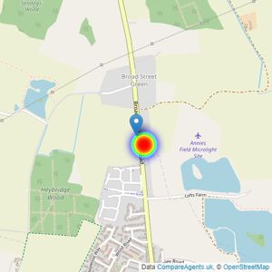 Bellway Homes (Thames Gateway) listings heatmap