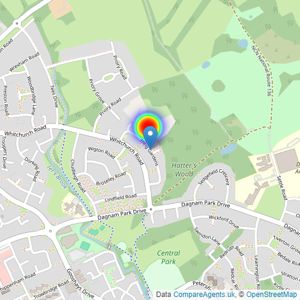 Bellway Homes (Thames Gateway) listings heatmap