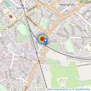 Bellway Homes (Thames Valley) listings heatmap