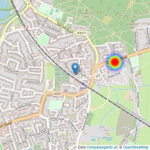 Bellway Homes (Thames Valley) listings heatmap