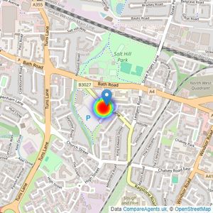 Bellway Homes (Thames Valley) listings heatmap