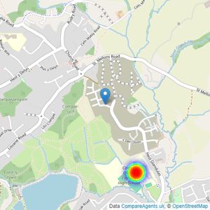 Bellway Homes (Wales) listings heatmap