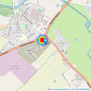 Bellway Homes (Wessex) listings heatmap