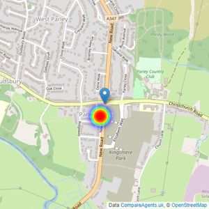 Bellway Homes (Wessex) listings heatmap