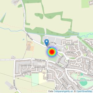 Bellway Homes (West Midlands) listings heatmap