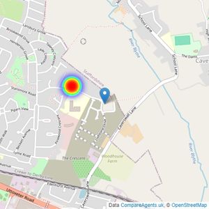 Bellway Homes (West Midlands) listings heatmap