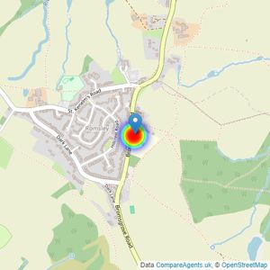 Bellway Homes (West Midlands) listings heatmap