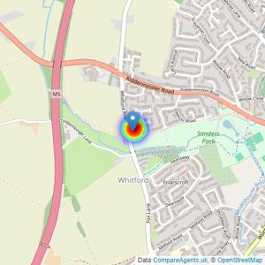 Bellway Homes (West Midlands) listings heatmap