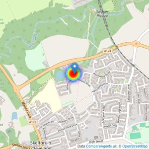 Bellway Homes (Yorkshire) listings heatmap