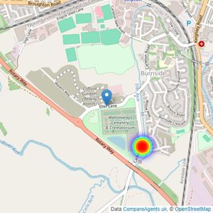 Bellway Homes (Yorkshire) listings heatmap