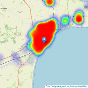 Belt Estate Agency - Bridlington listings heatmap