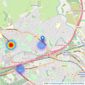 Belvoir - Burnley listings heatmap