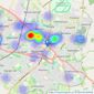 Belvoir Sales - Cheltenham listings heatmap