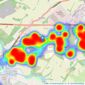 Belvoir Sales - Haydock listings heatmap