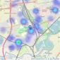 Belvoir Sales - Long Eaton listings heatmap