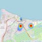 Belvoir Sales - Sheerness listings heatmap