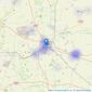 Belvoir - Sleaford listings heatmap