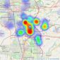 Ben Rose Estate Agents - Bamber Bridge listings heatmap