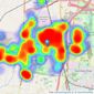 Ben Rose - Leyland listings heatmap