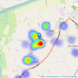 Ben Rose - Longton listings heatmap