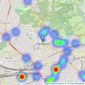 Benham & Reeves - Hampstead listings heatmap