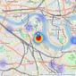 Benham & Reeves - Surrey Quays listings heatmap