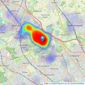 Benjamin Stevens - Bushey listings heatmap