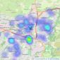 Bensons Estate Agents - East Kilbride listings heatmap