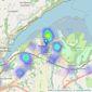 Beresford Adams - Bangor listings heatmap