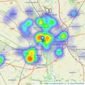 Beresford Adams - Chester listings heatmap