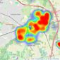 Beresfords - at Upminster listings heatmap