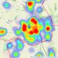 Beresfords - Braintree listings heatmap