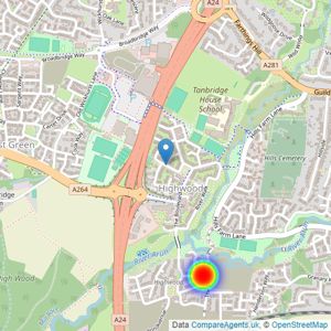 Berkeley Homes (Southern) Ltd listings heatmap