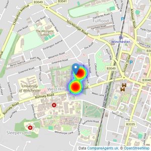 Berkeley Homes (Southern) Ltd listings heatmap