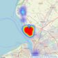 Berkeley Shaw Estate Agents - Crosby listings heatmap