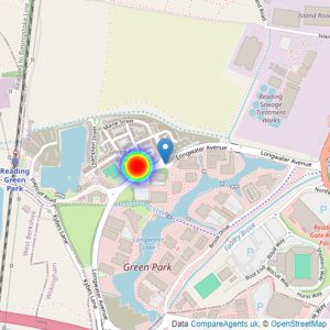 Berkeley St Edward listings heatmap