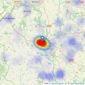 Berriman Eaton - Bridgnorth listings heatmap