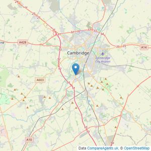 Bidwells - Cambridge - Rural listings heatmap