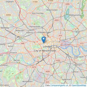 BidX1 Commercial - London listings heatmap